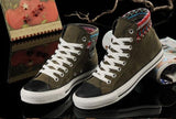 Ethnic Army Green Storm High Top Shoes