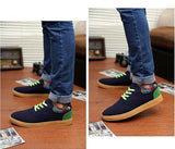 Ethnic Minority Navy Blue Patchwork Shoes